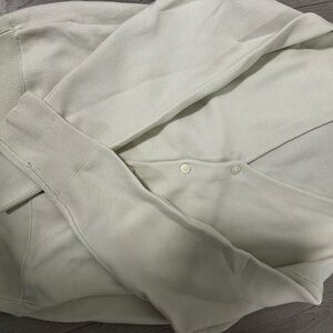 GU Cream Button-Up Cardigan